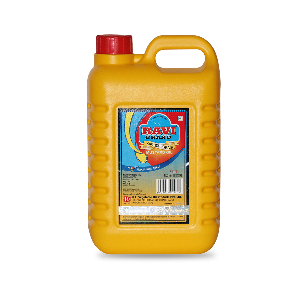 Ravi Mustard Oil Can