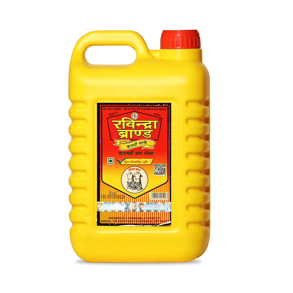 Ravindra Mustard Oil Can